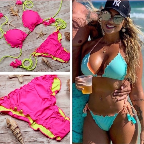 Donne Dolci Other - Double face bikini Neon set top & bottom